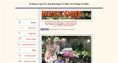 Desktop Screenshot of ourhomedogboarding.com