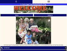 Tablet Screenshot of ourhomedogboarding.com